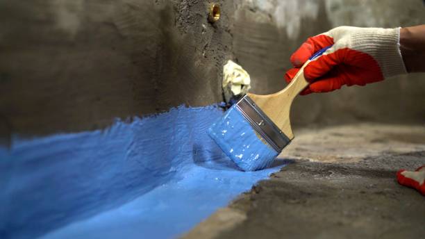 Commercial Exterior Waterproofing project at a Portland, TN business property by SJ Waterproofing Pros